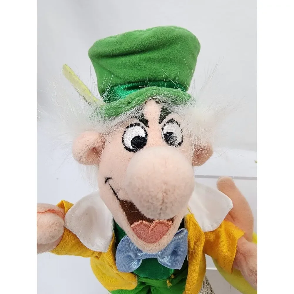 Disney Alice In Wonderland Mini Bean Bag Dolls Mad Hatter & Tweedle Dee / Dum